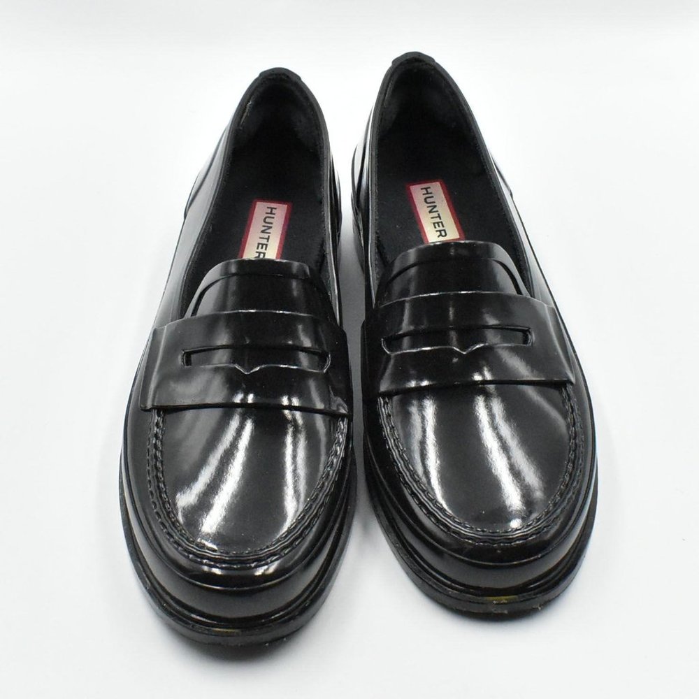 Hunter Women's Waterproof Penny Loafers Sz 7 Slip